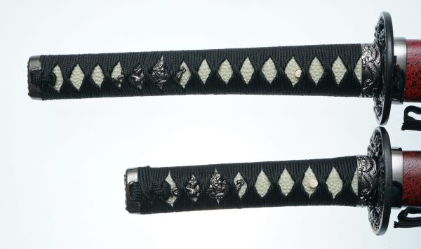 Samurai Sword AKAISHIME DAISHO SET Katana＆Wakizashi - Image 7
