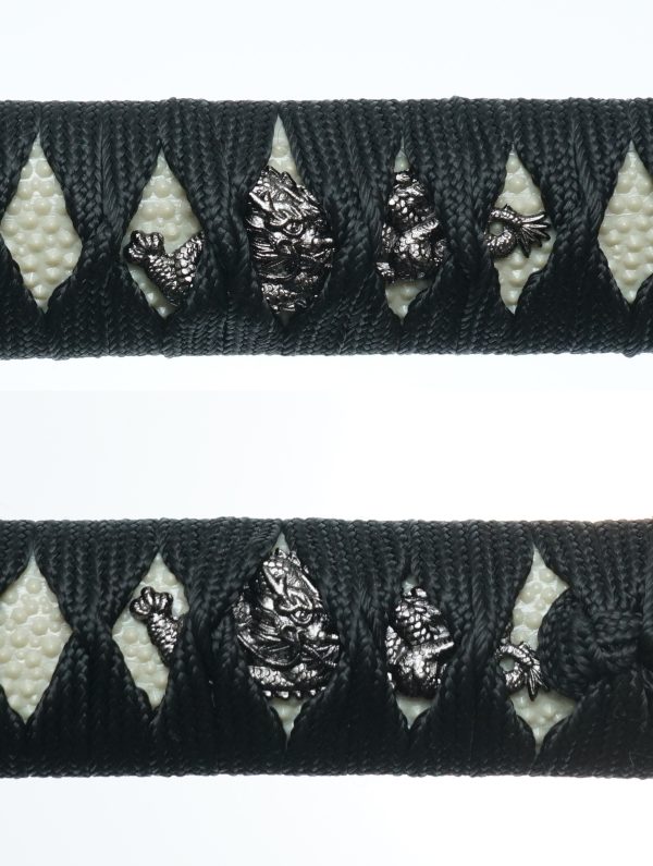 Samurai Sword KUROISHIME DAISHO SET Katana＆Wakizashi - Image 8