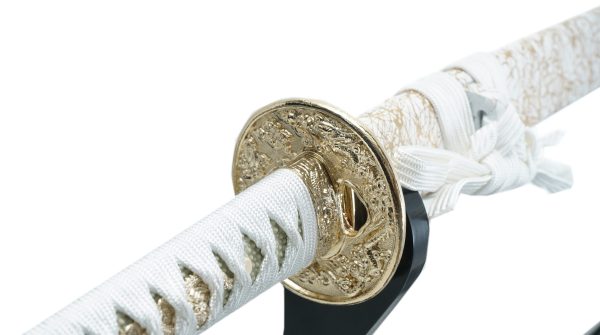 Samurai Sword WHITE KINUN Katana - Image 4