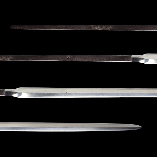 Antique Japanese Sword Shirasaya Yari Signed by Yoshisuke<br>No Certificate<br> (#Iwate 18240) - Image 3