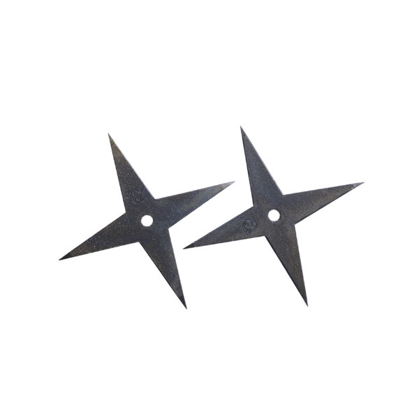 Real Ninja Shooting Stars Shuriken (Two Ninja Stars, Wooden Box) - Image 5