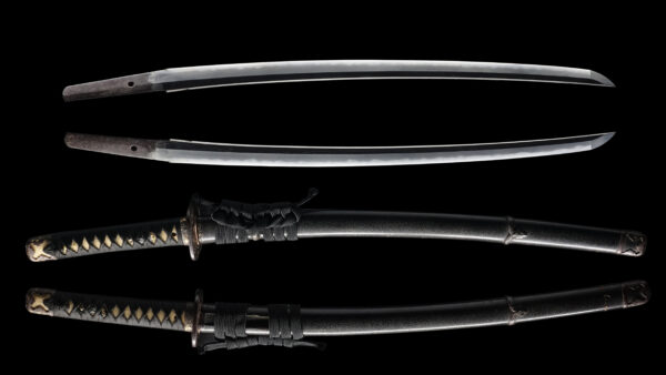 Antique Japanese Sword Wakizashi Signed by Uda Kunimasa<br>No Certificate<br> (#Kanagawa 49862) - Image 10