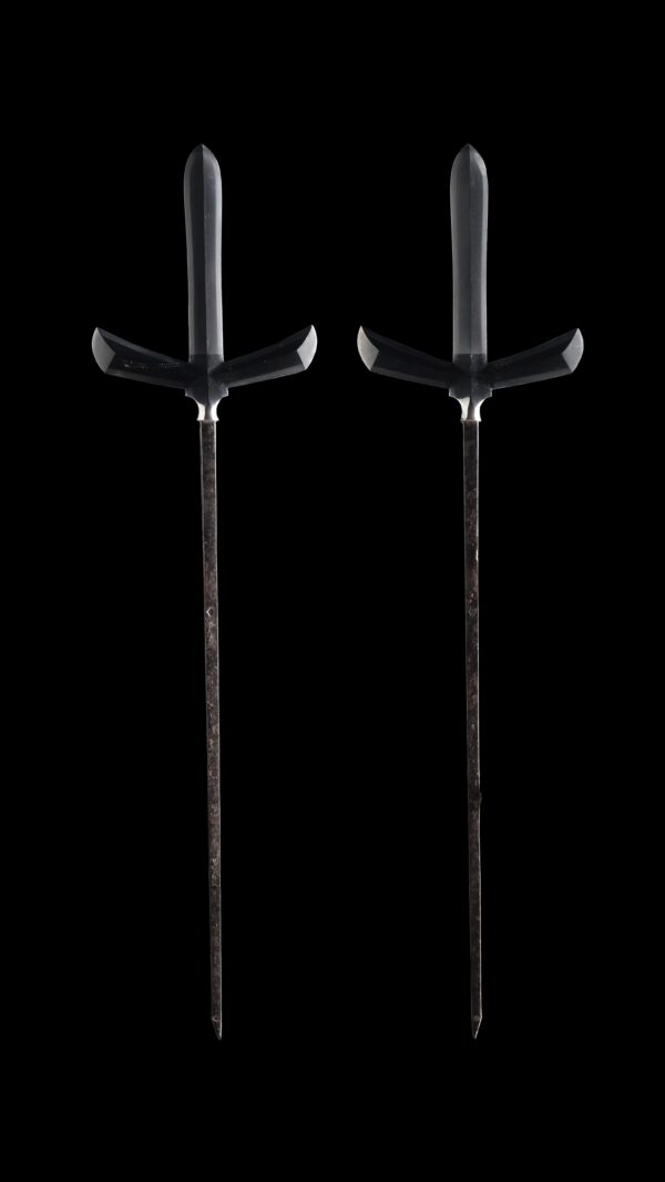 Antique Japanese Sword Shirasaya Jumonji Yari Signed by Shimosaka<br>No Certificate<br> (#Tokyo 325513) - Image 5