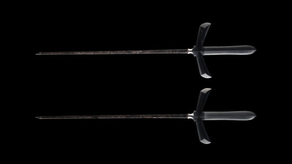 Antique Japanese Sword Shirasaya Jumonji Yari Signed by Shimosaka<br>No Certificate<br> (#Tokyo 325513) - Image 8