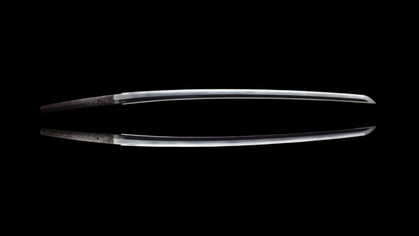 Antique Japanese Sword Shirasaya Katana Signed by Naokatsu<br>No Certificate<br>(#Nagasaki 023495) - Image 9