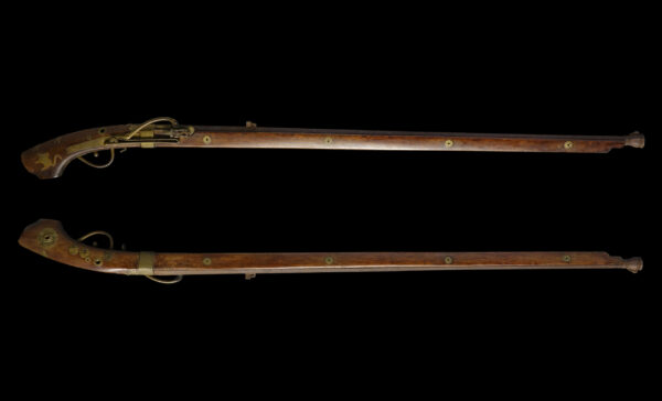 Antique Japanese Matchlock Signed by Shibatsuji Riemon<br>No Certificate<br> (#Saitama 79897) - Image 6