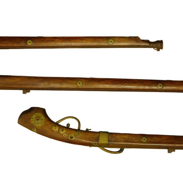Antique Japanese Matchlock Signed by Shibatsuji Riemon<br>No Certificate<br> (#Saitama 79897) - Image 3