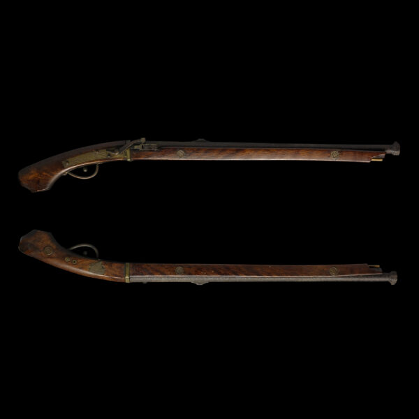 Antique Japanese Matchlock Signed by Omi-no Kuni Ju<br> Wada Shigemitsu<br>No Certificate<br> (#Gifu 32201) - Image 8