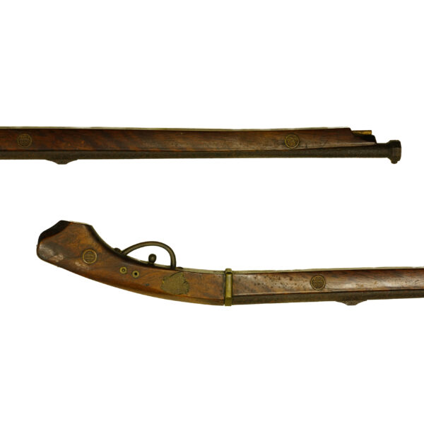 Antique Japanese Matchlock Signed by Omi-no Kuni Ju<br> Wada Shigemitsu<br>No Certificate<br> (#Gifu 32201) - Image 3