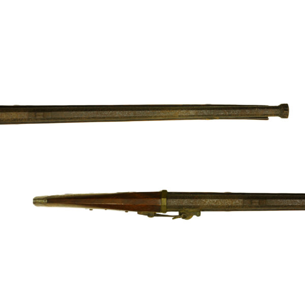Antique Japanese Matchlock Signed by Omi-no Kuni Ju<br> Wada Shigemitsu<br>No Certificate<br> (#Gifu 32201) - Image 4