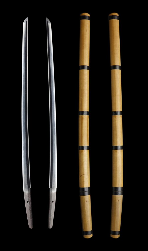 Antique Japanese Sword Shirasaya Katana Signed by Michinaga <br>No Certificate<br> (#Fukshima 16835) - Image 7