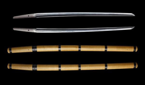 Antique Japanese Sword Shirasaya Katana Signed by Michinaga <br>No Certificate<br> (#Fukshima 16835) - Image 10