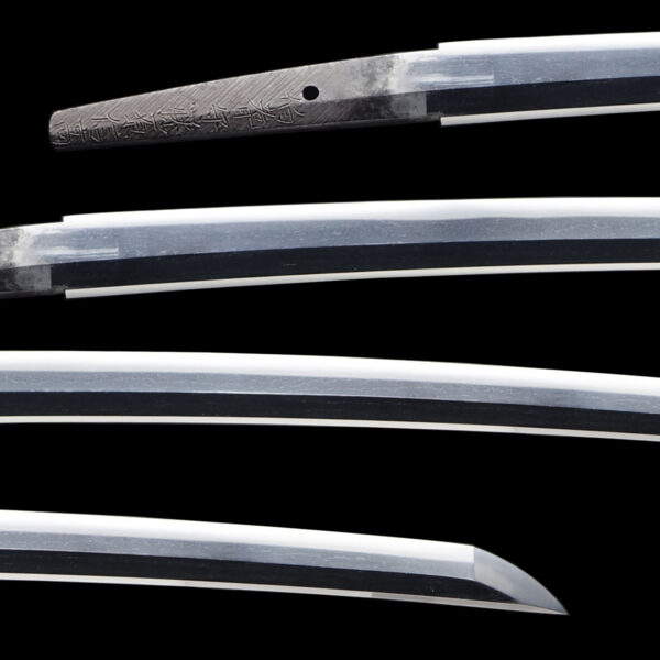 Antique Japanese Sword Wakizashi Signed by Nobutaka<br>No Certificate<br>(#Aichi 42053) - Image 2
