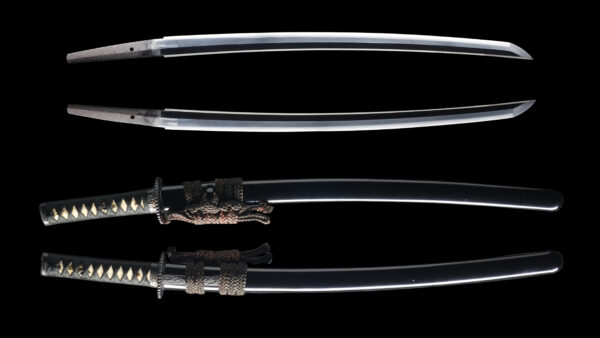 Antique Japanese Sword Wakizashi Signed by Nobutaka<br>No Certificate<br>(#Aichi 42053) - Image 10