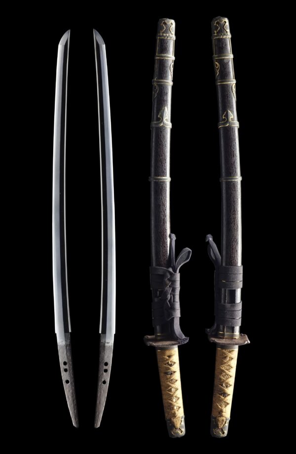 Antique Japanese Sword Daisho Unsigned/Signed by Sukemune <br>No Certificate<br> (#Tokyo 69665-69666) - Image 13