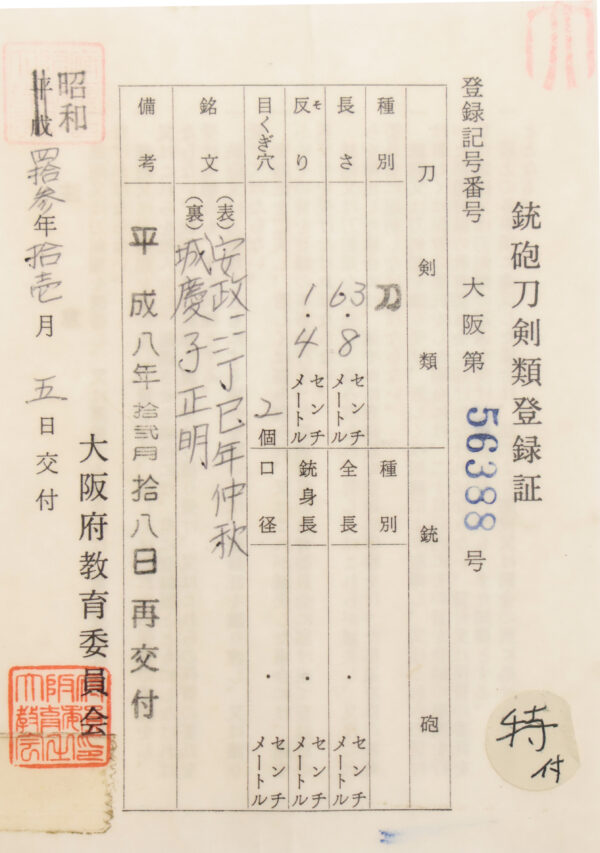 Antique Japanese Sword Katana Signed by Joukeishi Masaaki<br>No Certificate<br> (#Osaka 56388) - Image 12