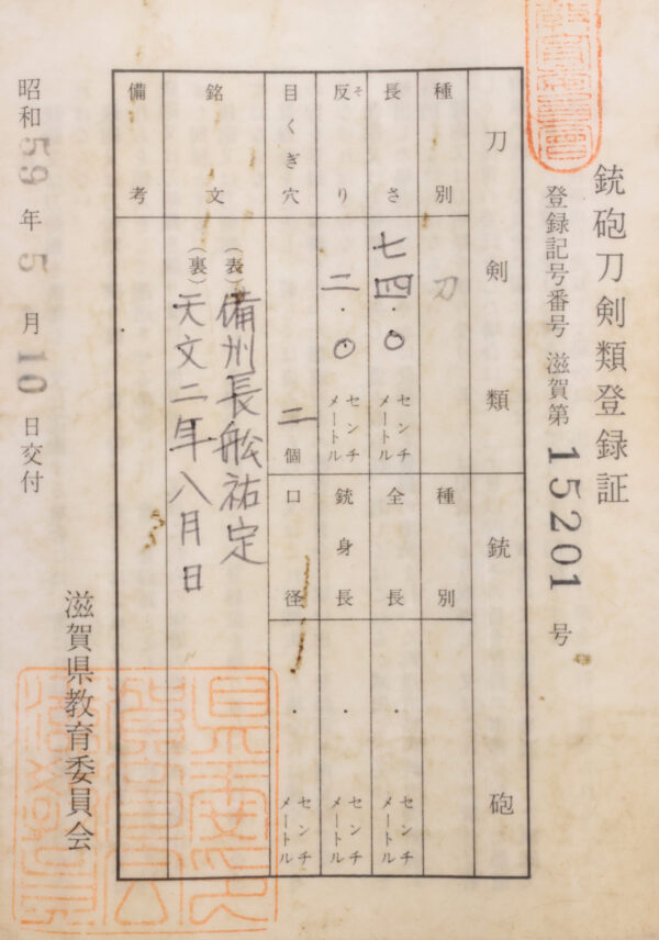 Antique Japanese Sword Daisho Signed by Sukesada <br>No Certificate<br> (#Shiga 15201-13590) - Image 21