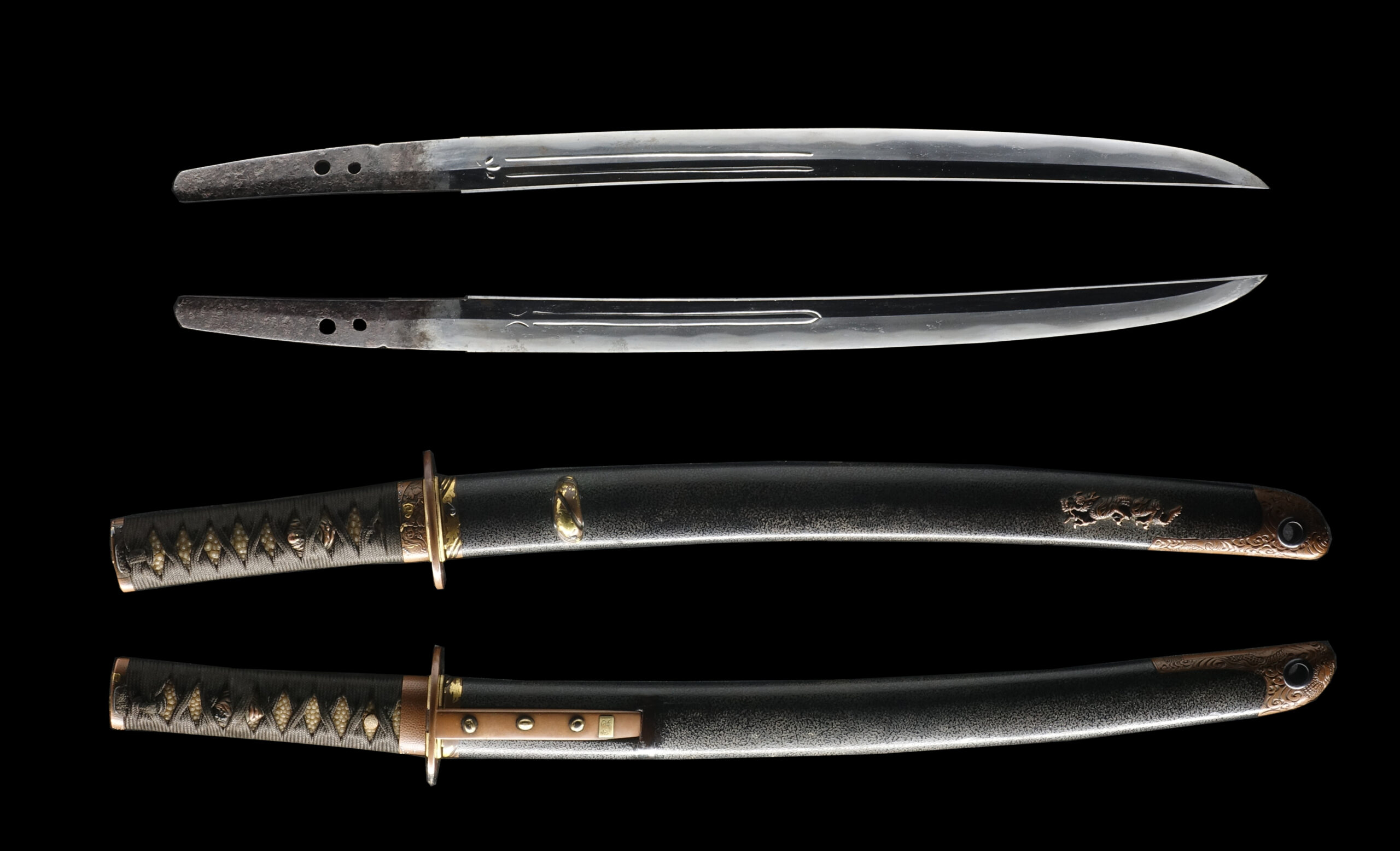 Antique Japanese Sword Wakizashi Signed by Katsumitsu <br>No Certificate<br>(#Fukushima 61517) - Image 10