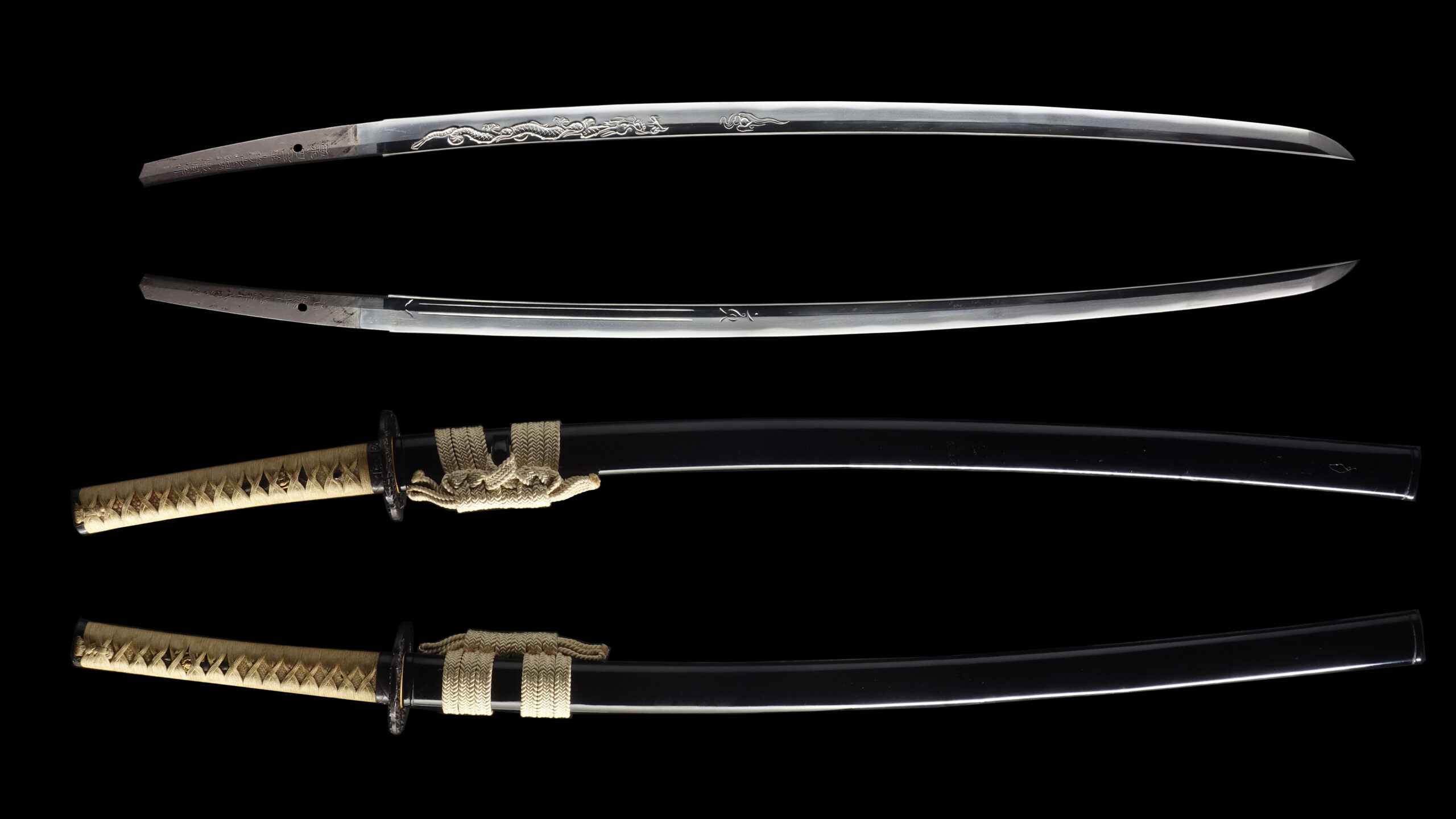 Antique Japanese Sword Katana Signed by Tadatsuna <br>No Certificate<br> (#Osaka 104376) - Image 10