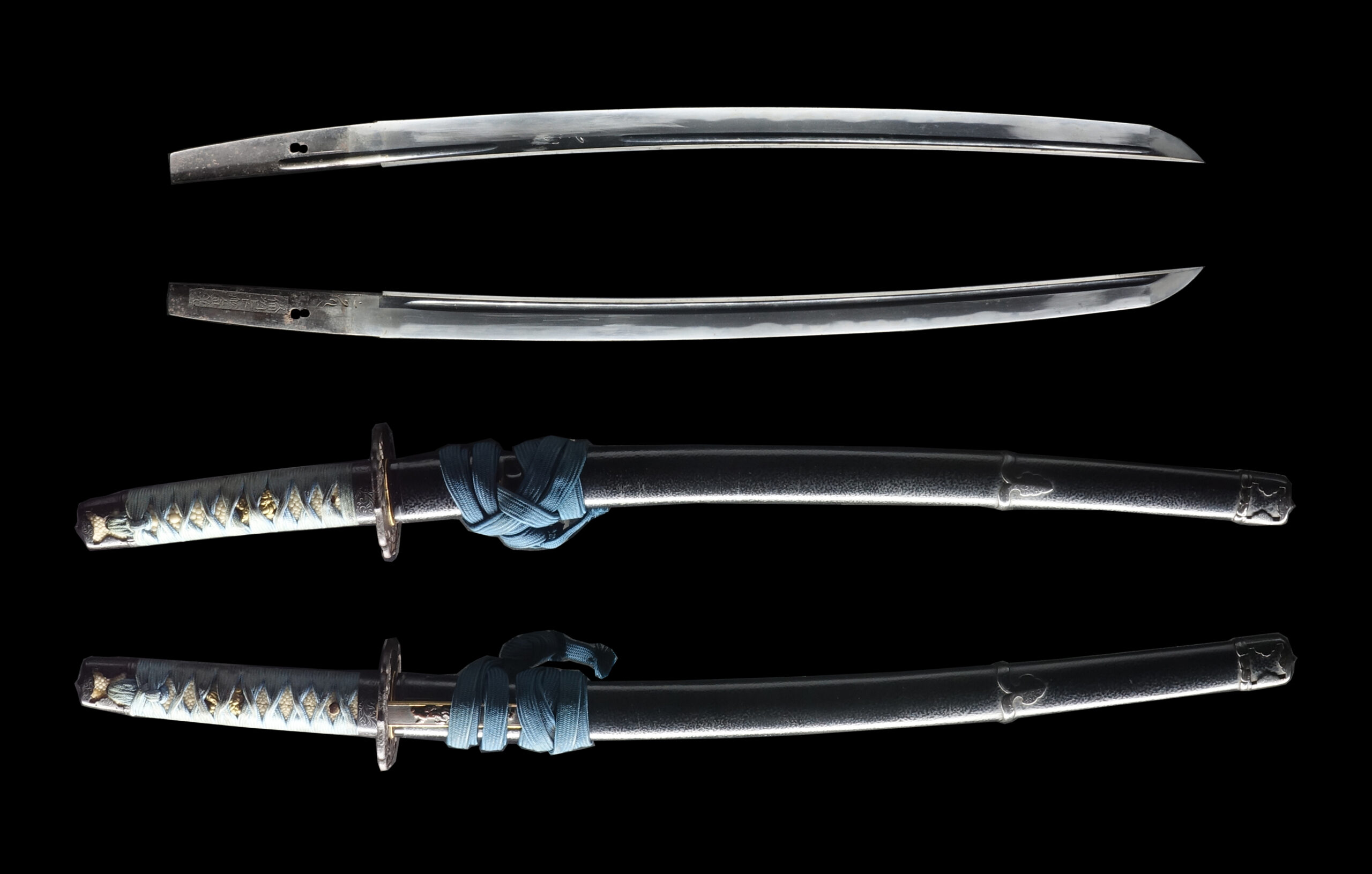 Antique Japanese Sword Daisho Signed by Bishu Moriie/Kanemitsu <br>No Certificate<br> (#Tokyo 331143- Hyogo 96286) - Image 19