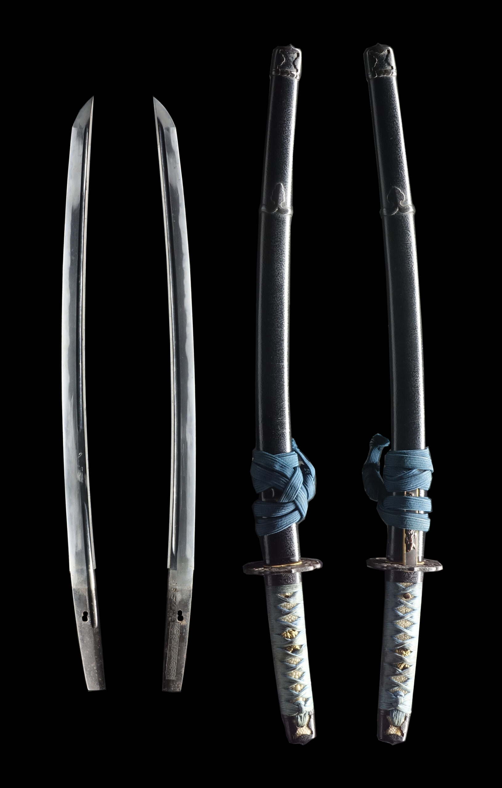 Antique Japanese Sword Daisho Signed by Bishu Moriie/Kanemitsu <br>No Certificate<br> (#Tokyo 331143- Hyogo 96286) - Image 13